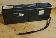 Vintage Vivitar 600 Pocket 110 Film Camera and Original Carry Strap. Untested