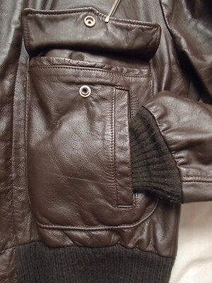 ジャケット・アウター 70s~80s Sears Leather jacket a-2 Vintage 70s Sears Leather Shop Type A-2 Leather Bomber