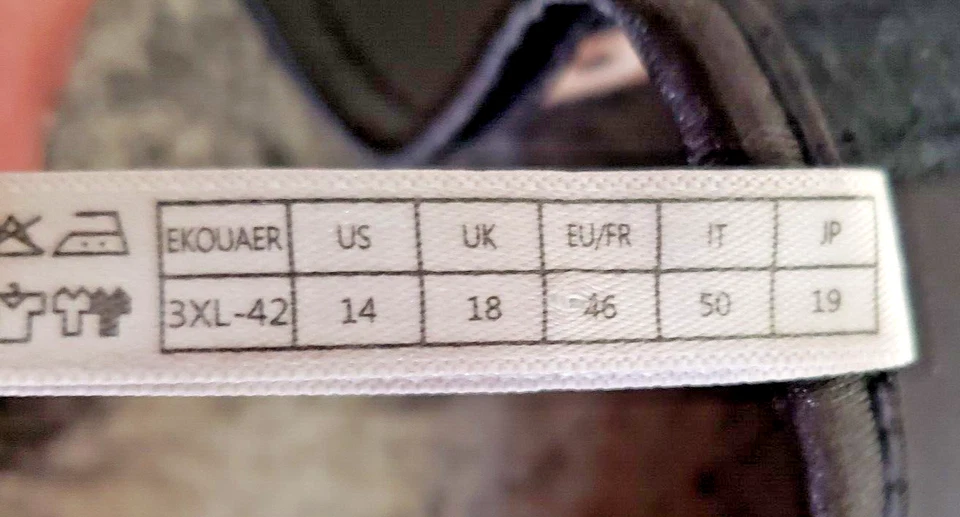 Corsé Ekouaer Entrenador de Cintura Mujer Bajo el Busto Negro Estampado de Guepardo 3XL 42 US 14 Foto 4 de 4