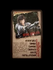 Indiana Jones™ Irina Spalko (Russian) TOP TRUMPS EXCLUSIVE Vintage Game Card