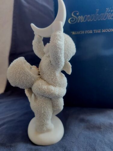 Dept 56 SNOWBABIES Figurine REACH FOR THE MOON New Box - Picture 1 of 4
