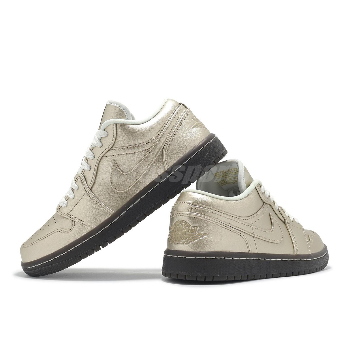 あんず　1001 Nike Wmns Air Jordan 1 Low SE AJ1 Metallic Zinc Women Casual