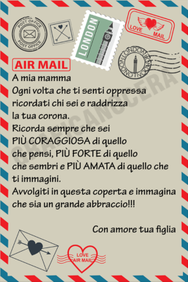 Plaid Personalizzato Con Dedica Al Figlio Dal Papà - Coperta In Pile 100% Morbida, Regalo Originale Per Compleanno O Natale (70x100 Cm)
