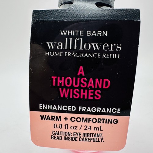 NEW! 4 BATH & BODY WORKS A THOUSAND WISHES WALLFLOWERS FRAGRANCE REFILLS 0.8 Oz - Picture 4 of 5