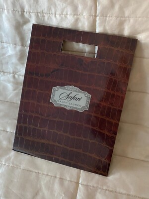 Ralph Lauren Safari Parfum Geschenktüte Duft Tragetasche Vintage 90er 30 cm x 24 cm