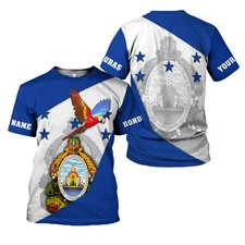 Personalized Honduras Shirt Camisa Honduras Hombres Honduras Shirt for Men Women