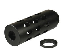 .300 BLK .308 Light Muzzle Brake Comp 5/8-24 TPI Black Aluminum For Bolt Action