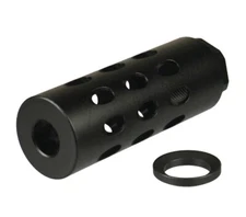 .300 BLK .308 Light Muzzle Brake Comp 5/8-24 TPI Black Aluminum For Bolt Action