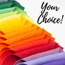 Single Sheet 18"X12" Merino Wool Felt Blend 20%Wool/80% Rayon