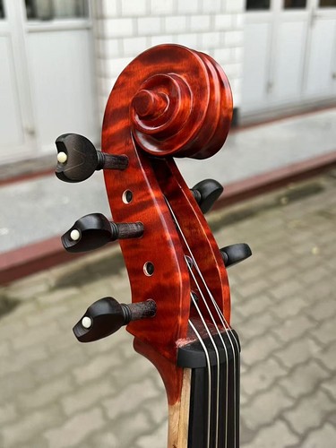 Flames Viola 18 inch,Higher Rib,Hand Made Big Rich Deep bass Sound#15986 - Picture 11 of 13