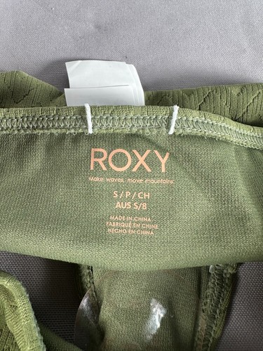 Roxy Badehose Größe S Grün Damen Midwaist Schwimmhose Bikinihose - Bild 9 von 10