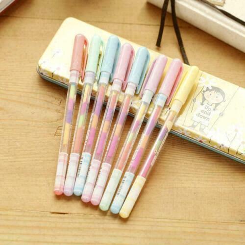 1pc Highlighter Pastels Colorful Ink Rainbow Color Pen Color Pens -US G B8Y8 - Picture 5 of 10