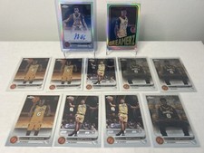 Jazian Gortman 11 Card Lot OTE Topps Chrome 1x auto, 1x Insert, & 9x Base