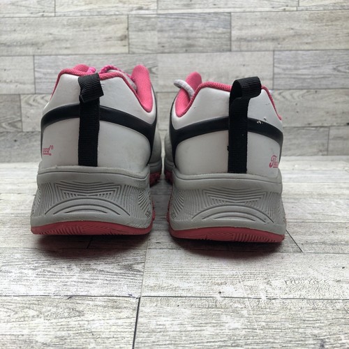 Thorogood AST Low Shoes Womens 7.5 W White Pink Steel Toe Safety Lace Up Sneaker - Picture 5 of 10