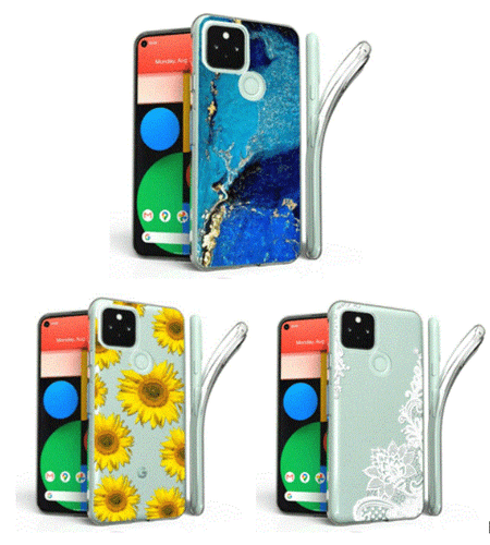 KLAR GELB BLAU FLEX GEL HAUT HÜLLE FÜR GOOGLE PIXEL 4A 5 5G 5,7" 6" - Bild 1 von 6