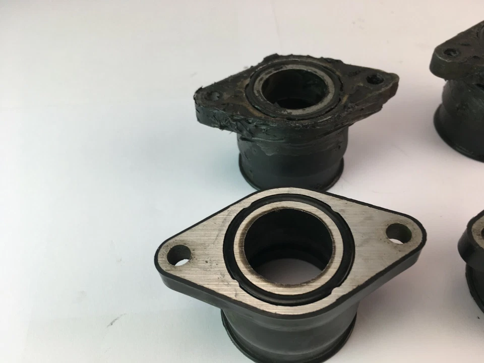 YAMAHA TT 350 INTAKE FLANGES JOINTS 1989 55V135860100 42U135960100 - Image 4 of 4