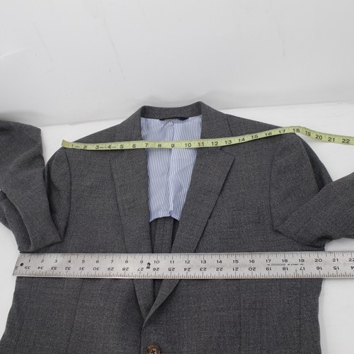 Brooks Brothers Sport Coat Men 40R Reda Regent Wool unstructured Gray half lined - Picture 9 of 17