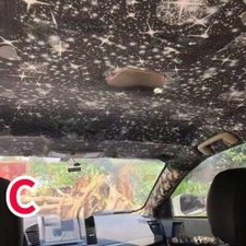 Car Headlining Fabric Star Pattern for Upholstery Auto Interior Home Decor DIY