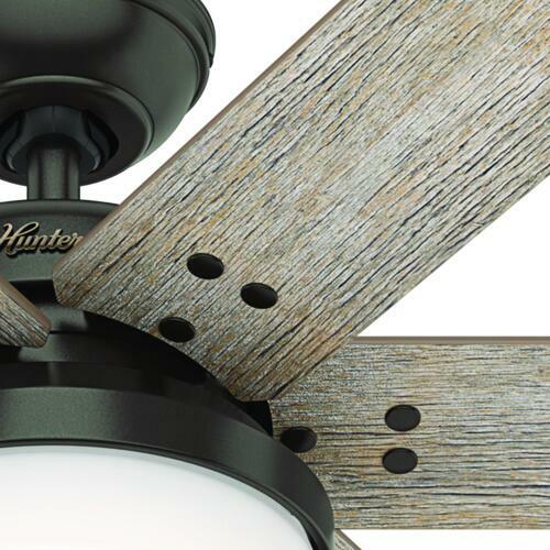 64" Noble Bronze 6 Barnwood Blade Ultra Powerful Indoor Dimmable LED Ceiling Fan - Picture 4 of 7