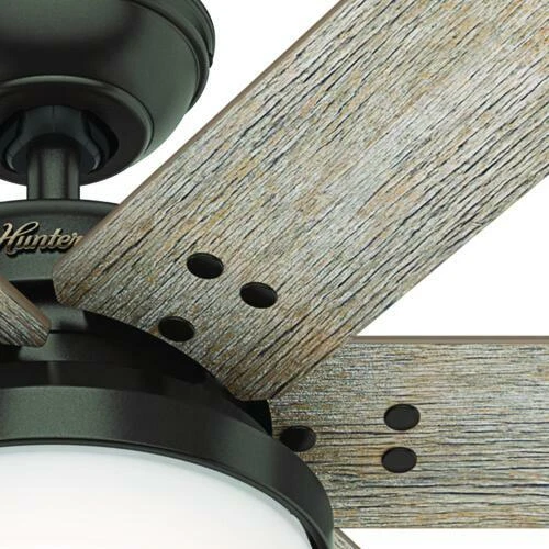 64" Noble Bronze 6 Barnwood Blade Ultra Powerful Indoor Dimmable LED Ceiling Fan - Image 4 of 4