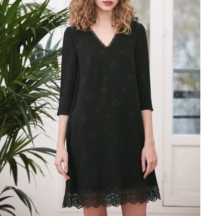 Robe noire claudie pierlot hot sale