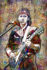 MARK KNOPFLER DIRE STRAITS Tribute Poster KNOPFLER Pop Art with Free Shipping US
