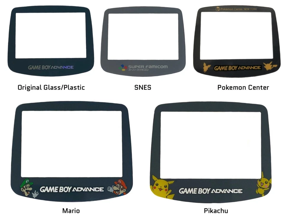 NEW GBA Nintendo Game Boy Advance Replacement Housing Shell Screen Lens Purple! - Image 2 of 2