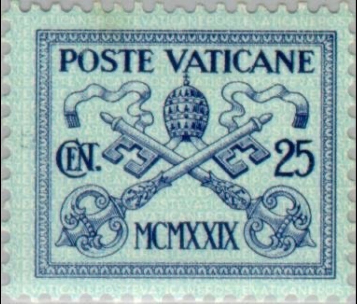 バチカン1929 Papal Arms, Pope Pius XI 未使用13種 VATICAN CITY . 1929 Papal Arms, Pope Pius XI (1-13) . Mint