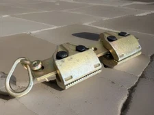 Double Unibody Clamp Dent Straighten Pulling Clamps & Draw Bar 4 Auto Body Frame