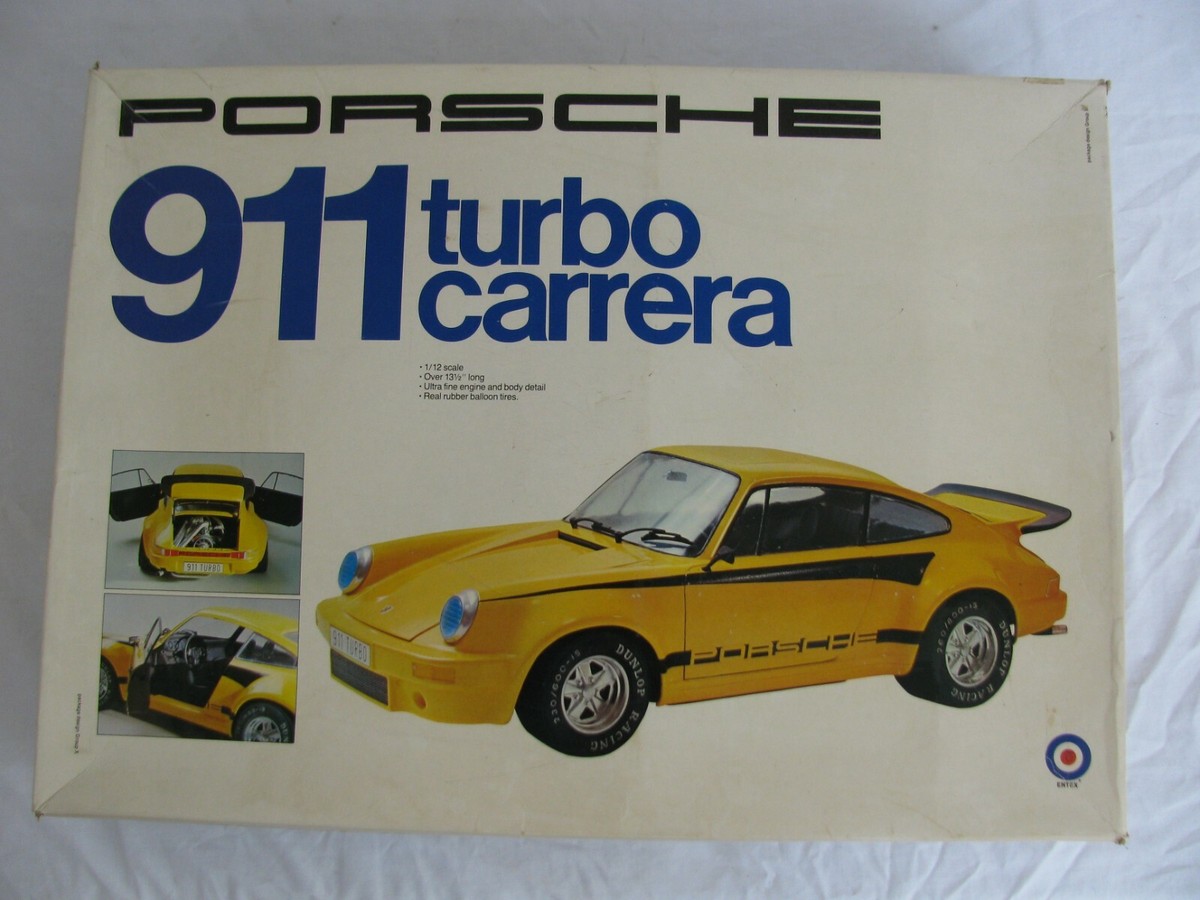 ポルシェ　911turbo 1/12スケール Vintage Entex 1/12 Scale Porsche 911 Turbo Carrera Model Car