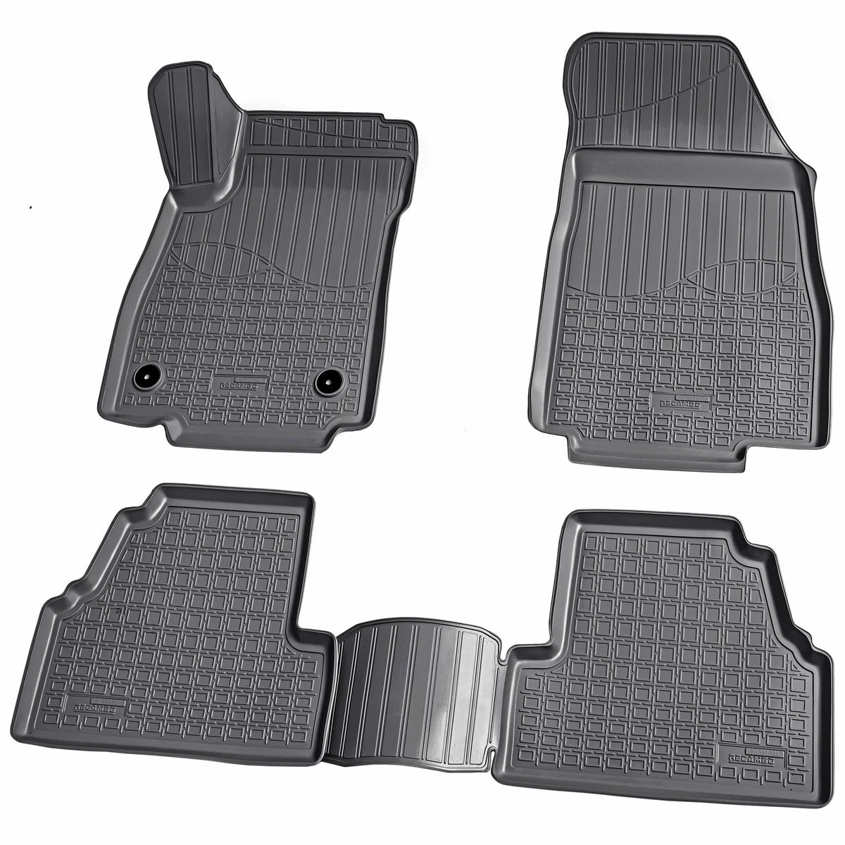 Tappetini Antiscivolo In Gomma YEE PIN Per Consolle Centrale Opel Mokka X (2017-2020), Set Portabicchieri E Vani Portaoggetti, Accessori Interni Auto - 4