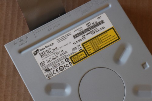 Hitachi LG DATA STORAGE GSA-H41N DVD REWRITER + NAPPE FLAT CABLE TESTE - Photo 3/7