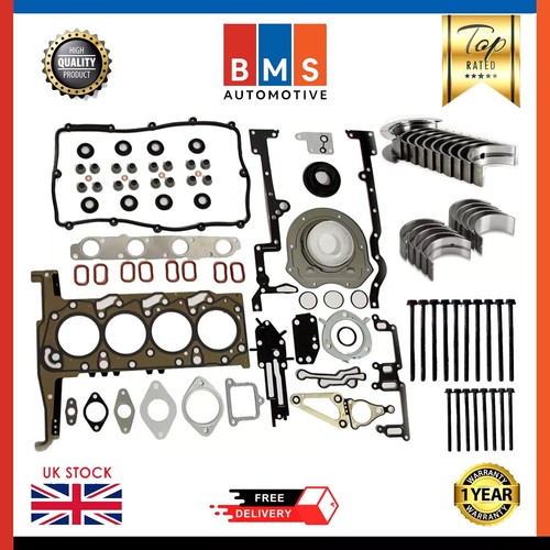 FORD RANGER TRANSIT 2.2 TDCI DIESEL RWD FULL ENGINE GASKET SET WITH REBUILD KIT - Picture 3 of 11