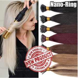 Thick Nano Ring Links 100 Remy Human Hair Extensions Micro Ring