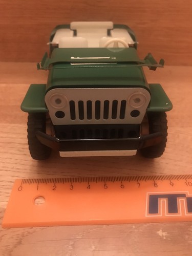 Jeep US Army "U.S.A. 20173499" Military, Czech Tin Toy ITES 1:18/17,5 cm long - Picture 2 of 5
