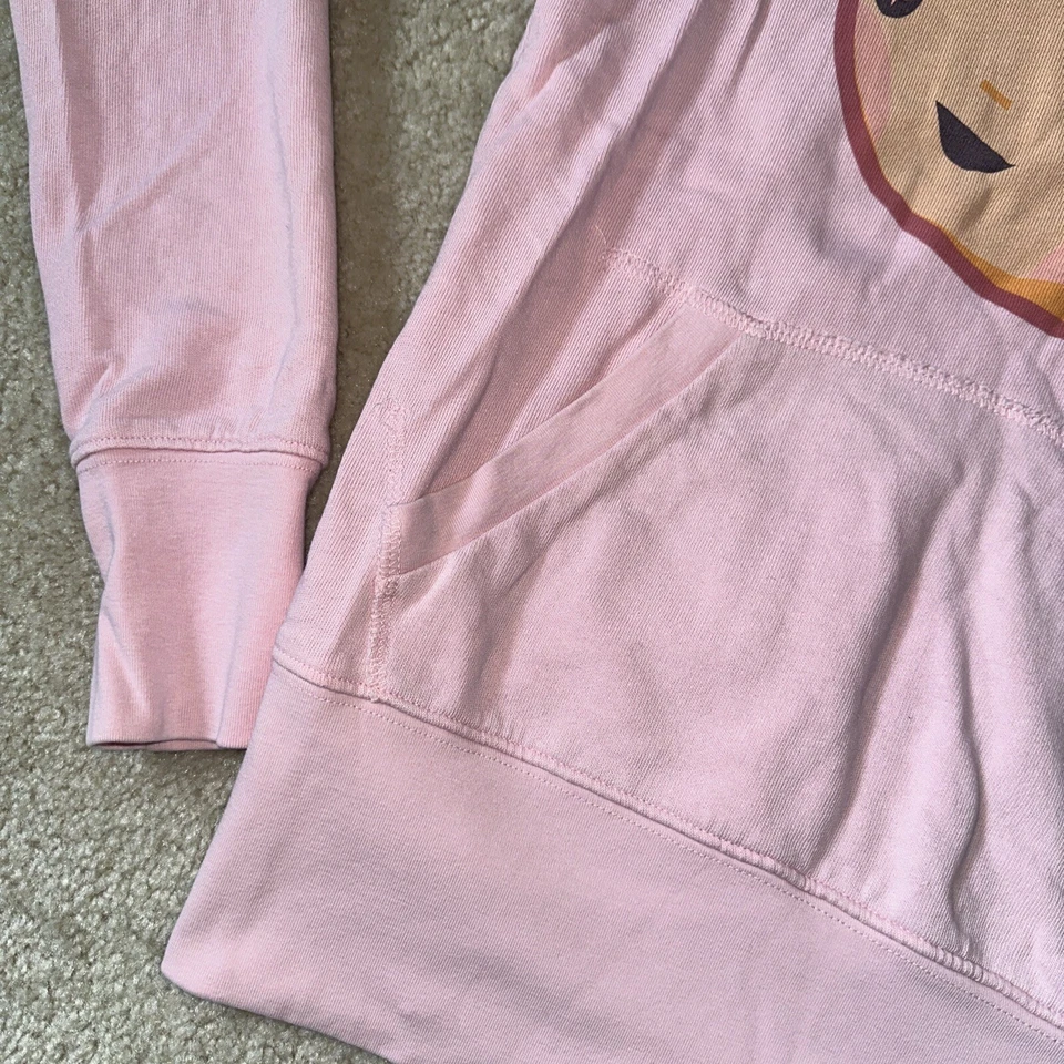 Sudadera con Capucha TOKIDOKI Rara Hecha en EE. UU. Rosa Bling Talla S Canguro Bolsillo Coleccionistas Alegría Foto 3 de 4