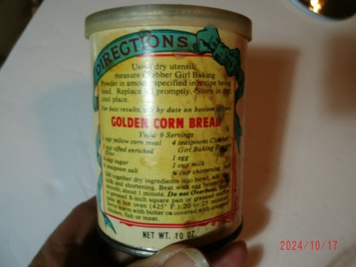 Clabber Girl baking power tin 10 oz. paper label - Picture 2 of 4