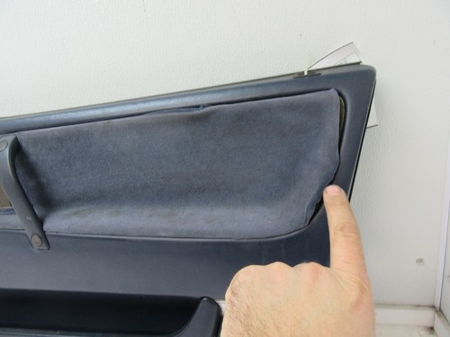 DOOR PANEL RIGHT FRONT R RH PASSENGER COVER ARM REST PULL HANDLE 85-94 SAAB 9000 - Picture 2 of 5