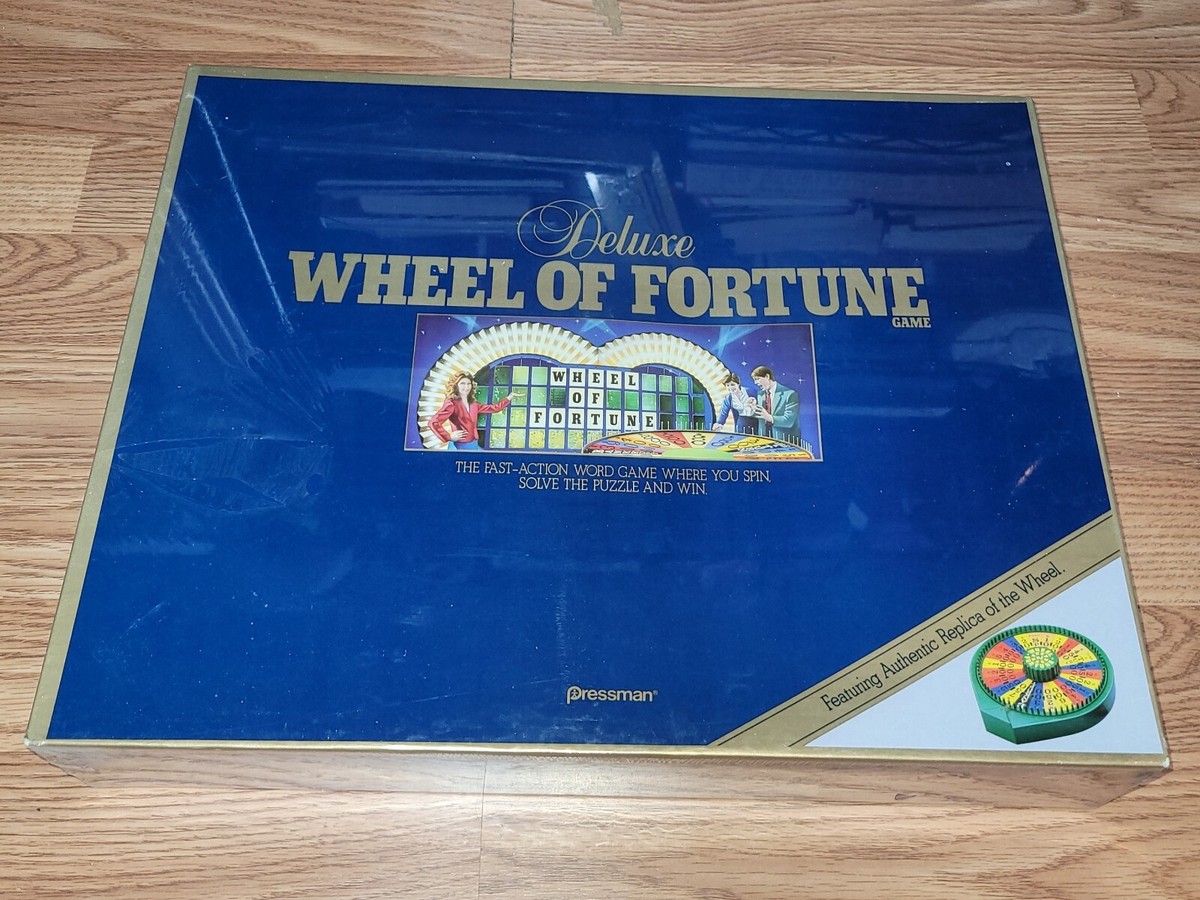 Pressman Wheel of Fortune Deluxe Board Game Movie & TV Theme MPN