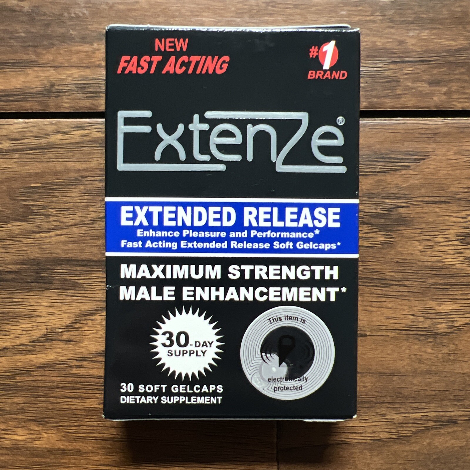 1 Box Extenze Male Enhancement Testosterone, Max Strength 30 count NEW