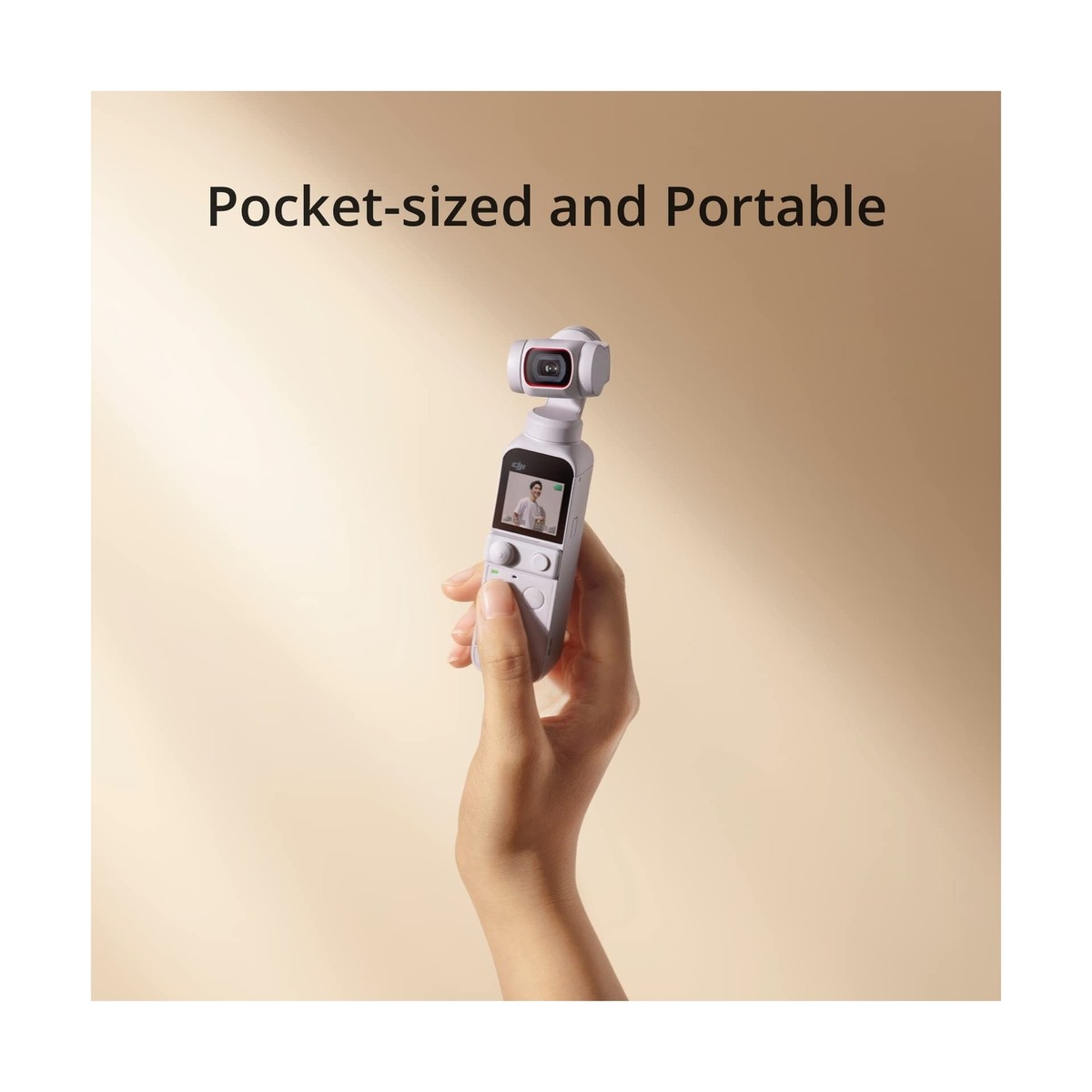 DJI Pocket 2 Exclusive Combo (Sunset White) - Pocket-Sized