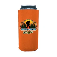 Hide & Seek Champion 16 oz. Neoprene Can Coolie; bigfoot, sasquatch, yeti