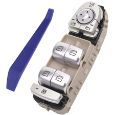 Master Power Window Switch Control for 2015-2018 Mercedes-Benz A2059056811 Cream