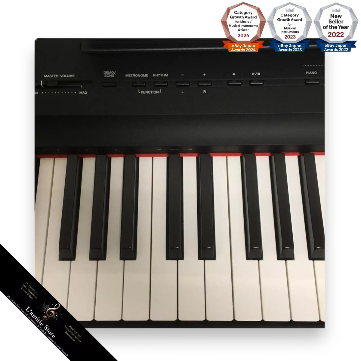 Yamaha P-125 Digital Piano 88-Note Weighted Key Japan P125