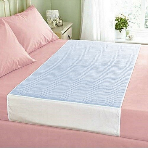 Reusable Washable Incontinence Bed Pad Blue - Picture 3 of 25