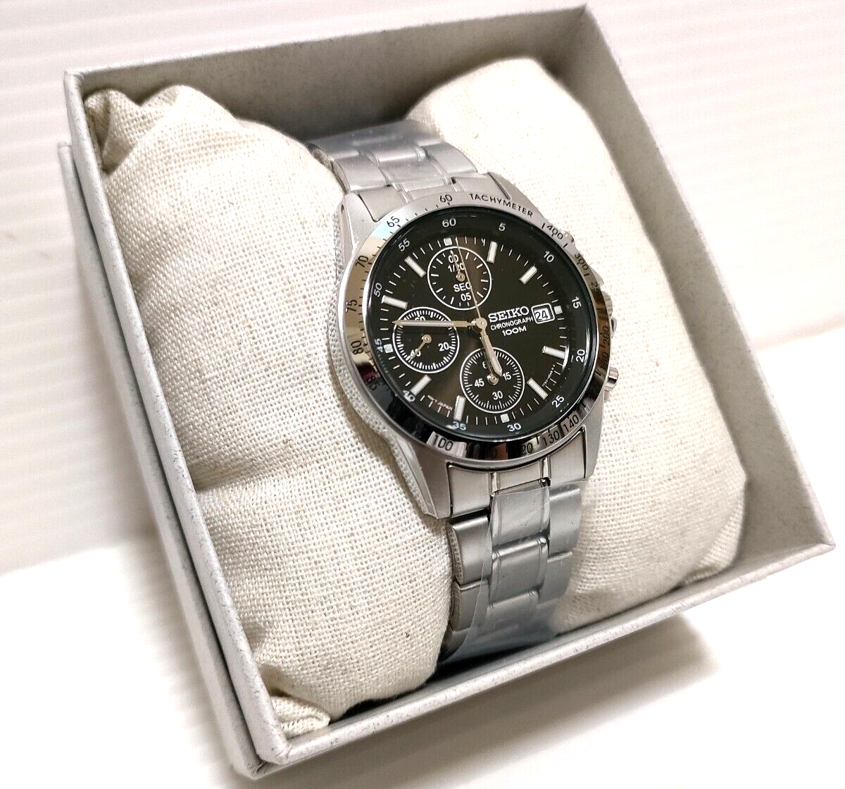 SEIKO SND367 P1 Chronograph Watch Reverse Import Overseas Model