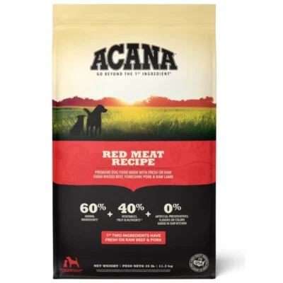 ACANA Red Meat Recipe Grain-Free Dry Dog Food, 25-lb bag