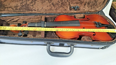 Shimro Violin Stradivari copy in case Handmade in Korea