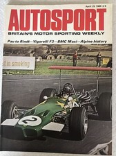 Autosport Magazine 25 April 1969 Rindt Wins Pau F2 Test Austin Maxi For 5000