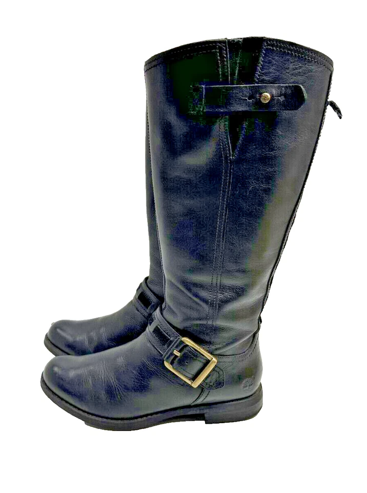 Timberland Savin Hill высокий стороны молнии езды ботинки черный женский размер 7 W 8549R - Изображение 4 из 4